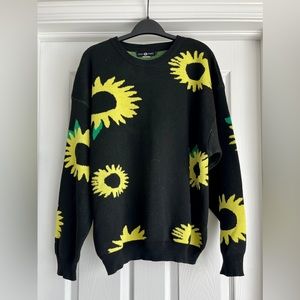 ASOS Daisy Street Sunflower Knit Sweater